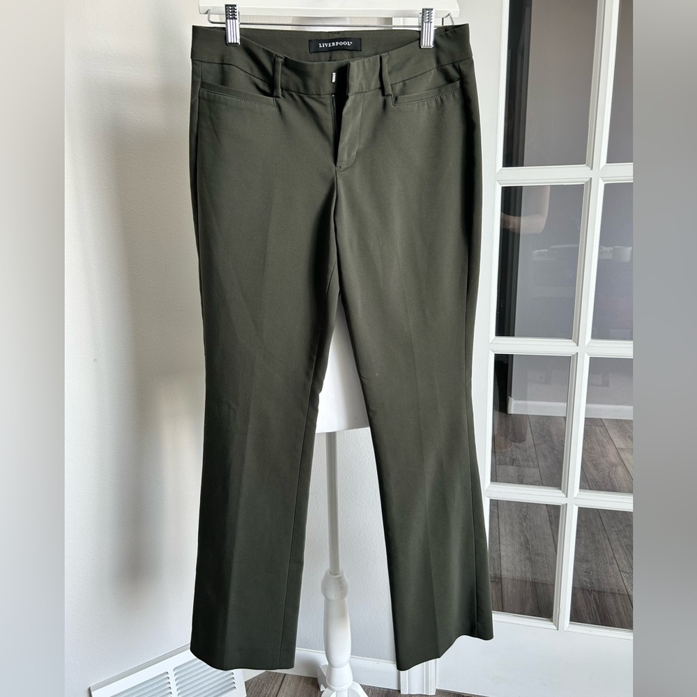 *SOLD* Liverpool Green Chinos with Tailored Fit
